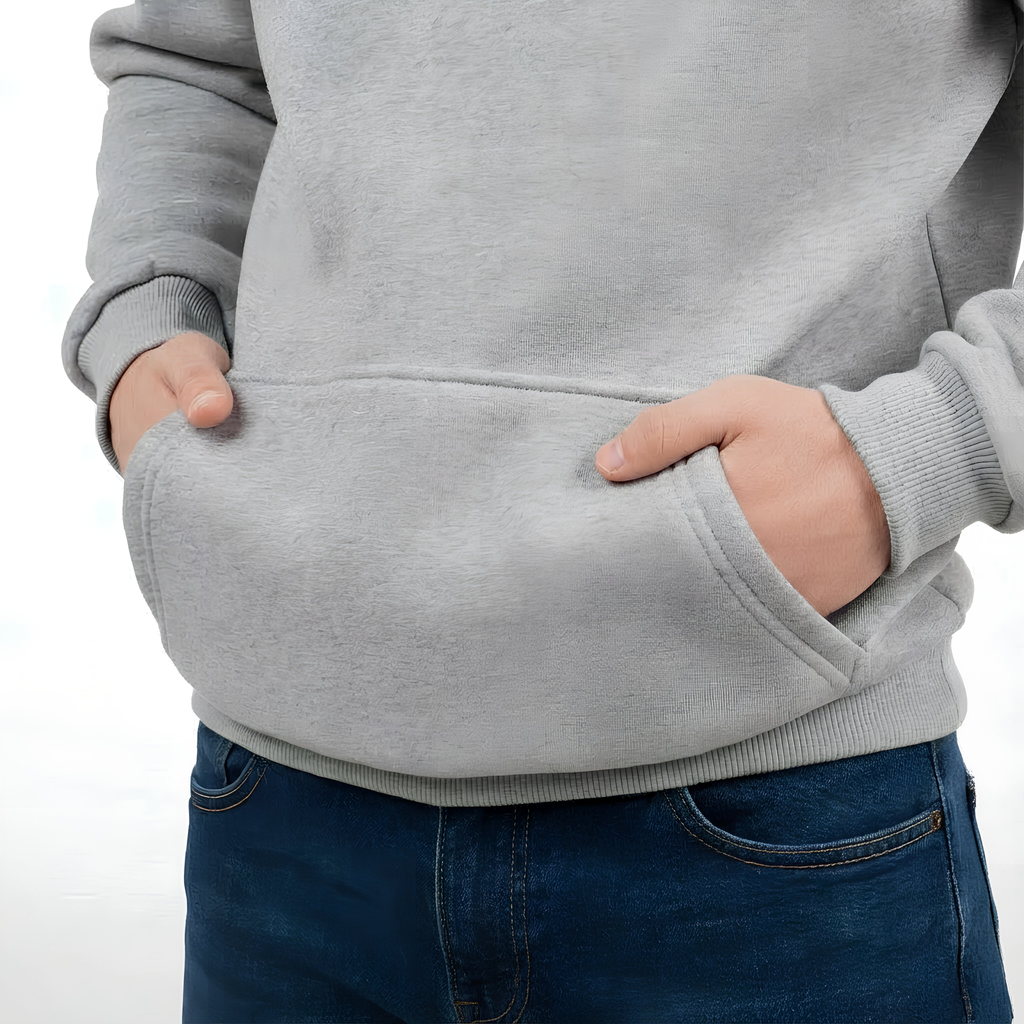 King's Mask Hoodie Gray