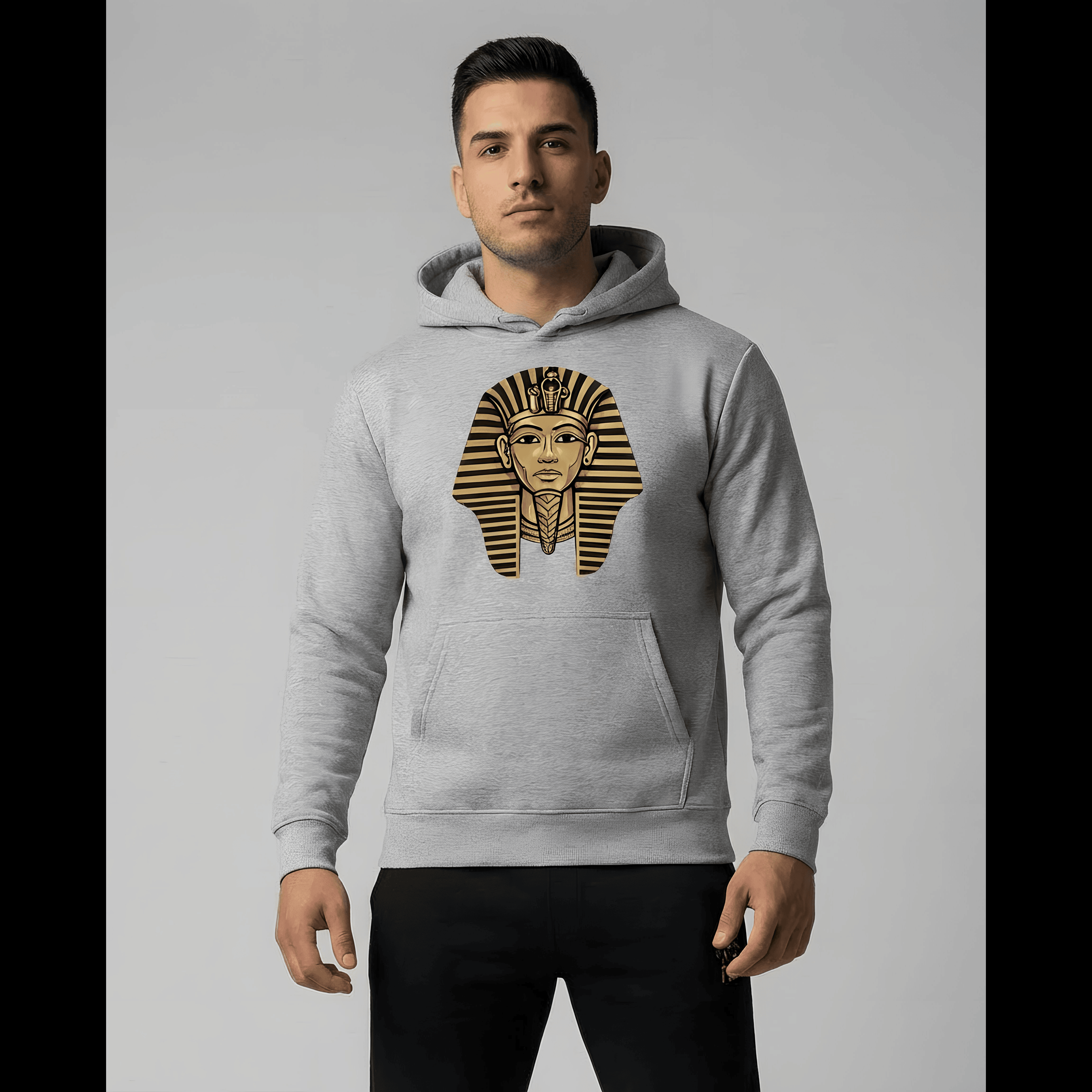 King Tut Hoodie Gray