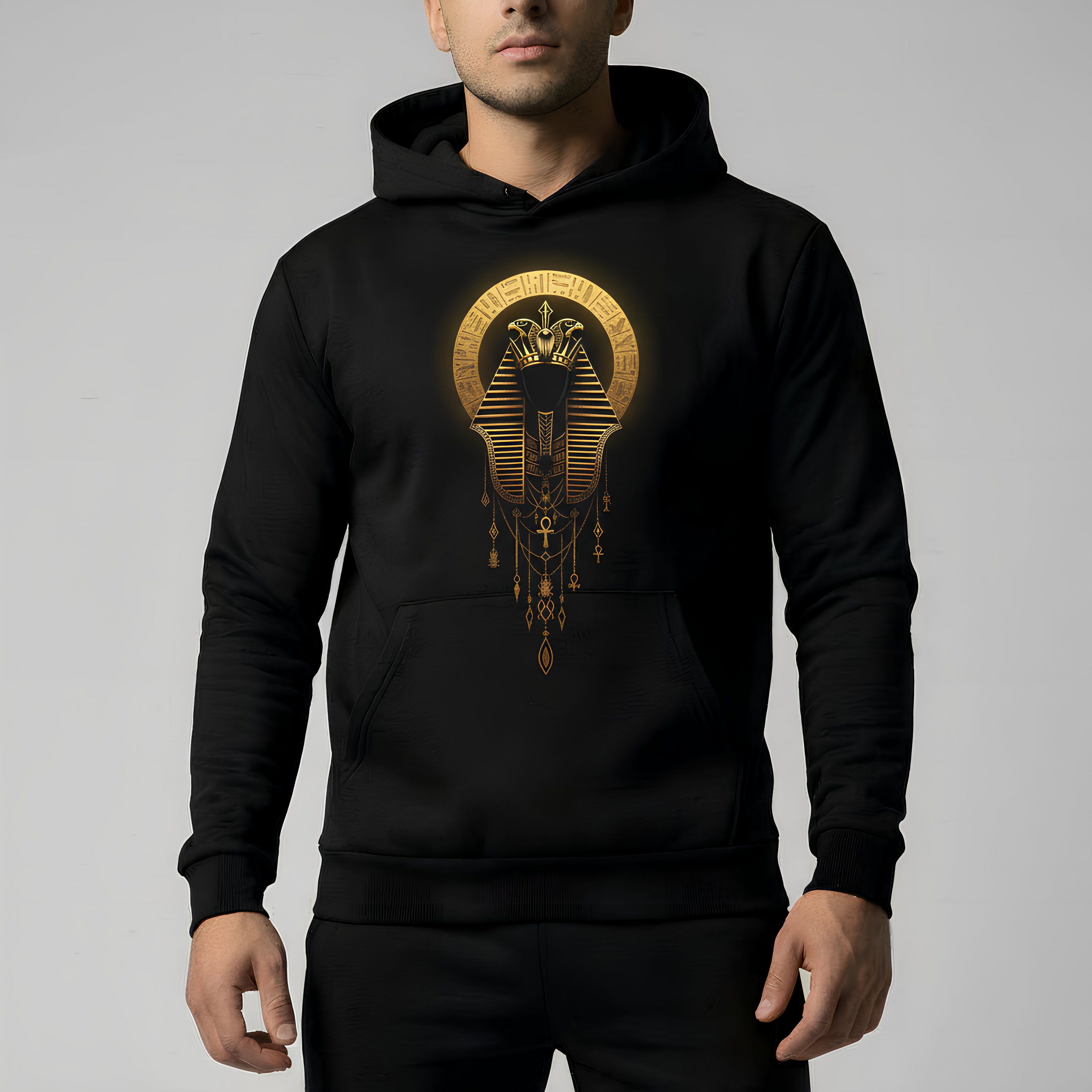 King Pharaoh Mask Hoodie