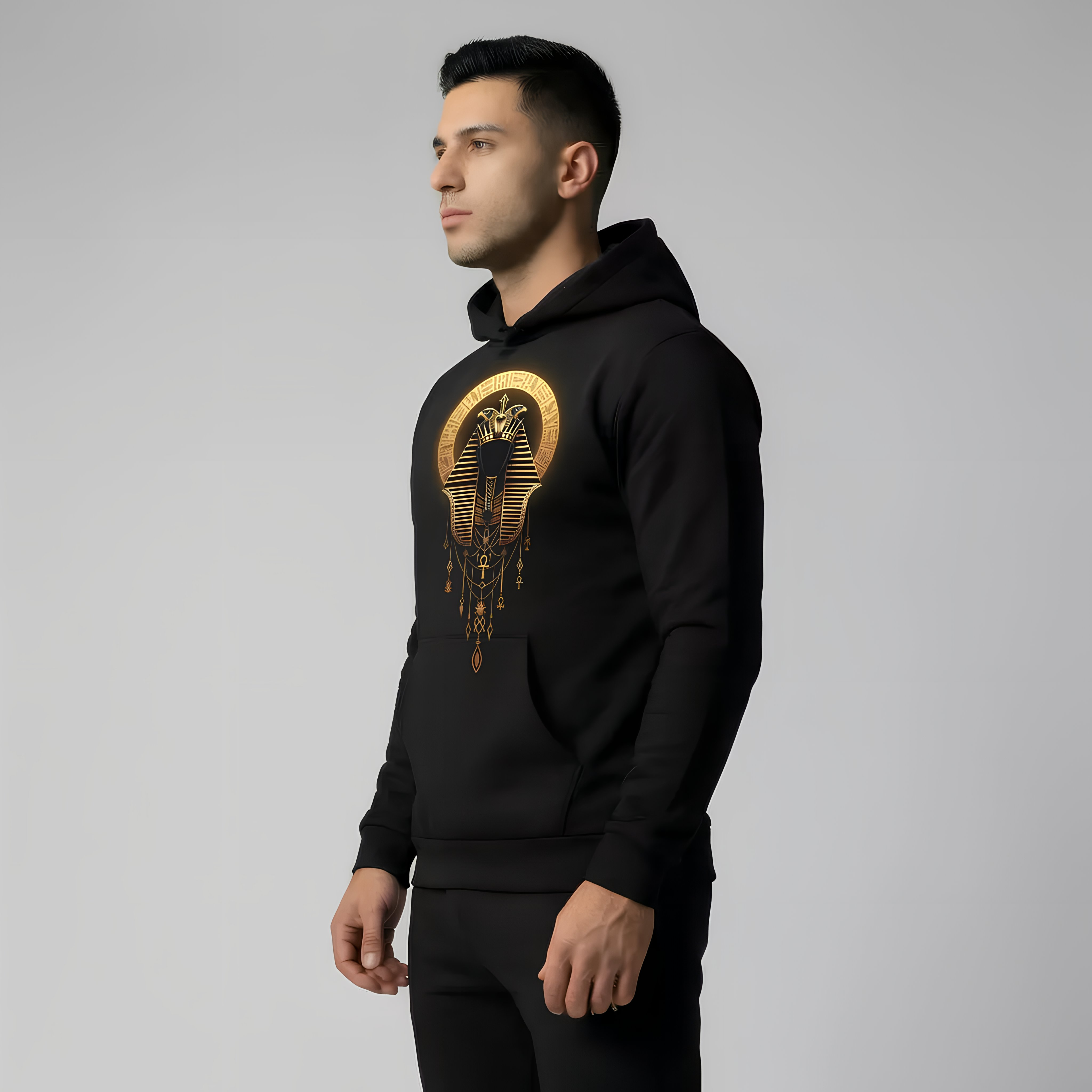 King Pharaoh Mask Hoodie