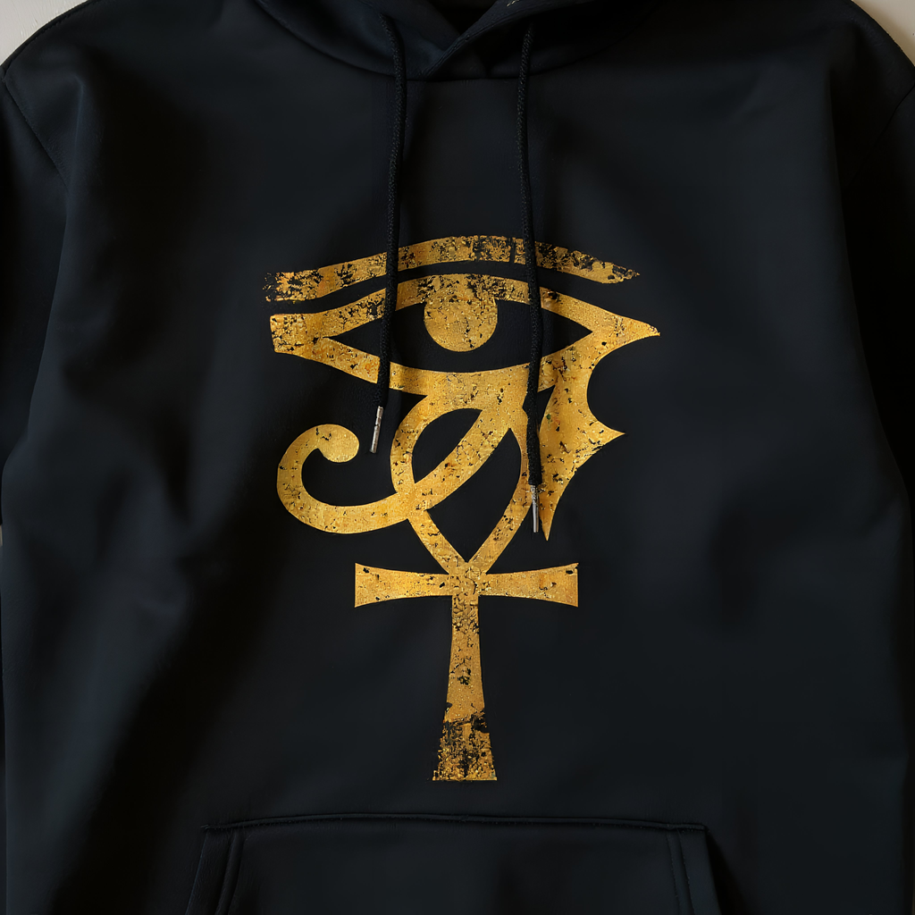 Eye Of Horus & Key Of Life Hoodie
