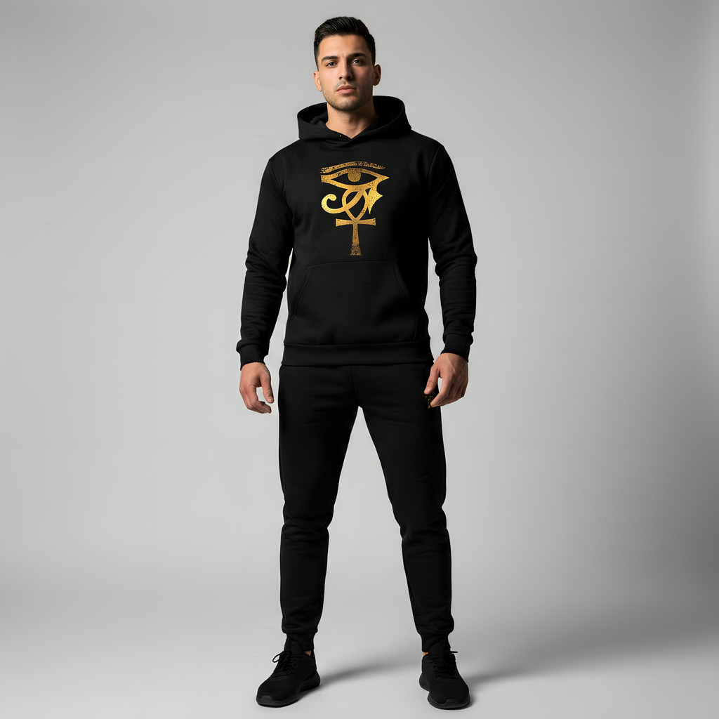 Eye Of Horus & Key Of Life Hoodie