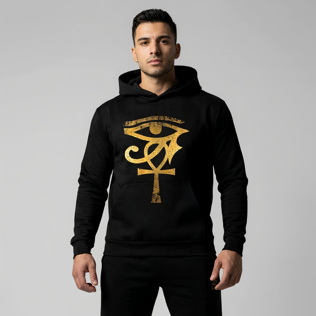Eye Of Horus & Key Of Life Hoodie