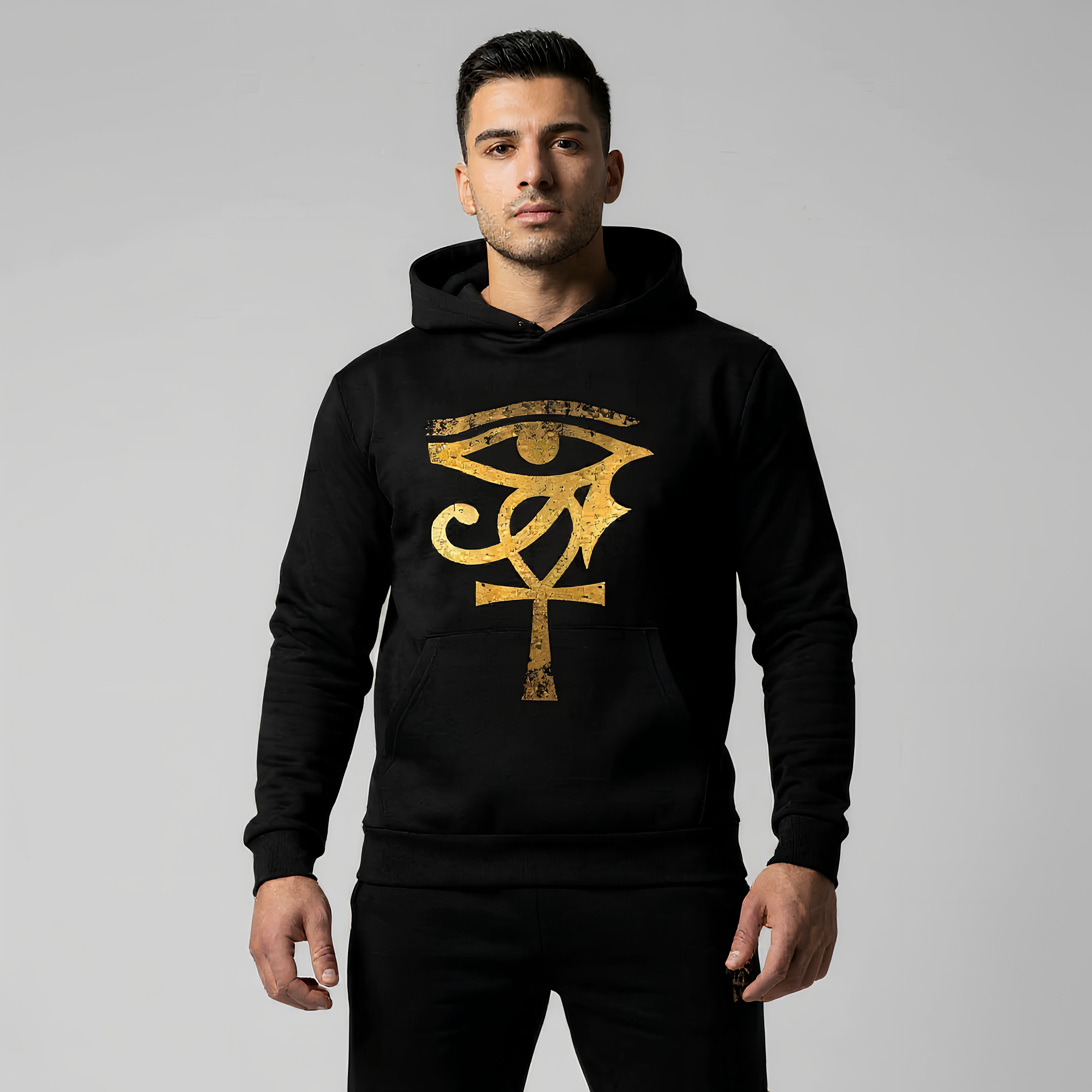 Eye Of Horus & Key Of Life Hoodie