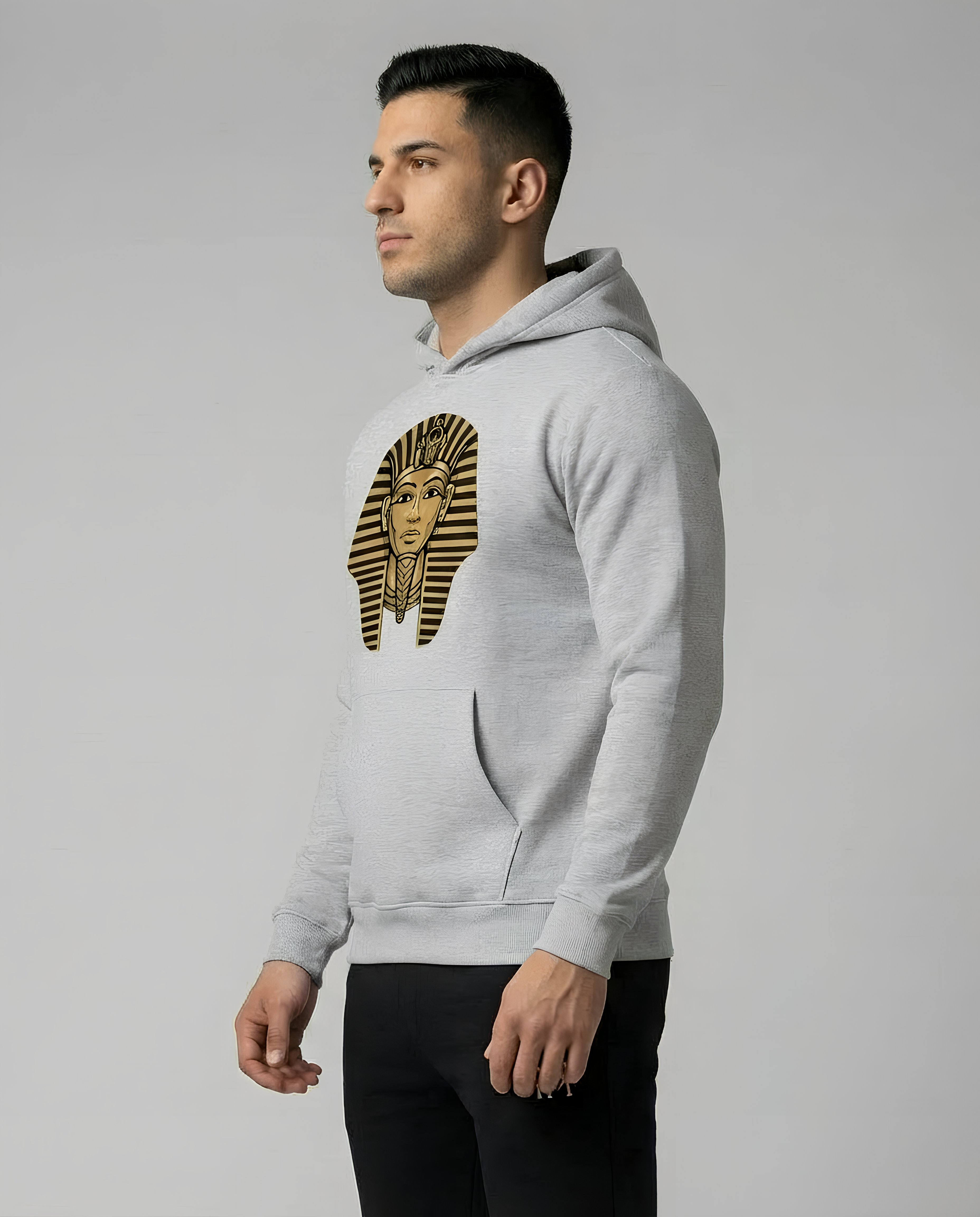 King Tut Hoodie Gray